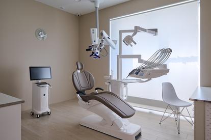 Интерьер клиники Дентаплан внутри